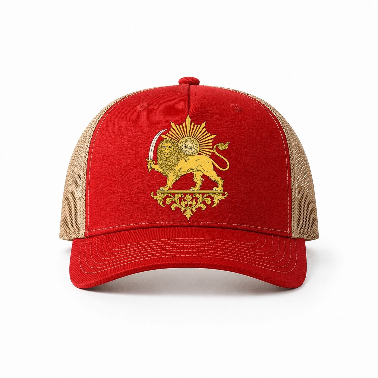 Red-Khaki — front view