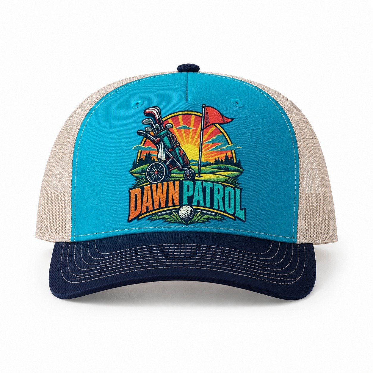 Teal-Navy — front view
