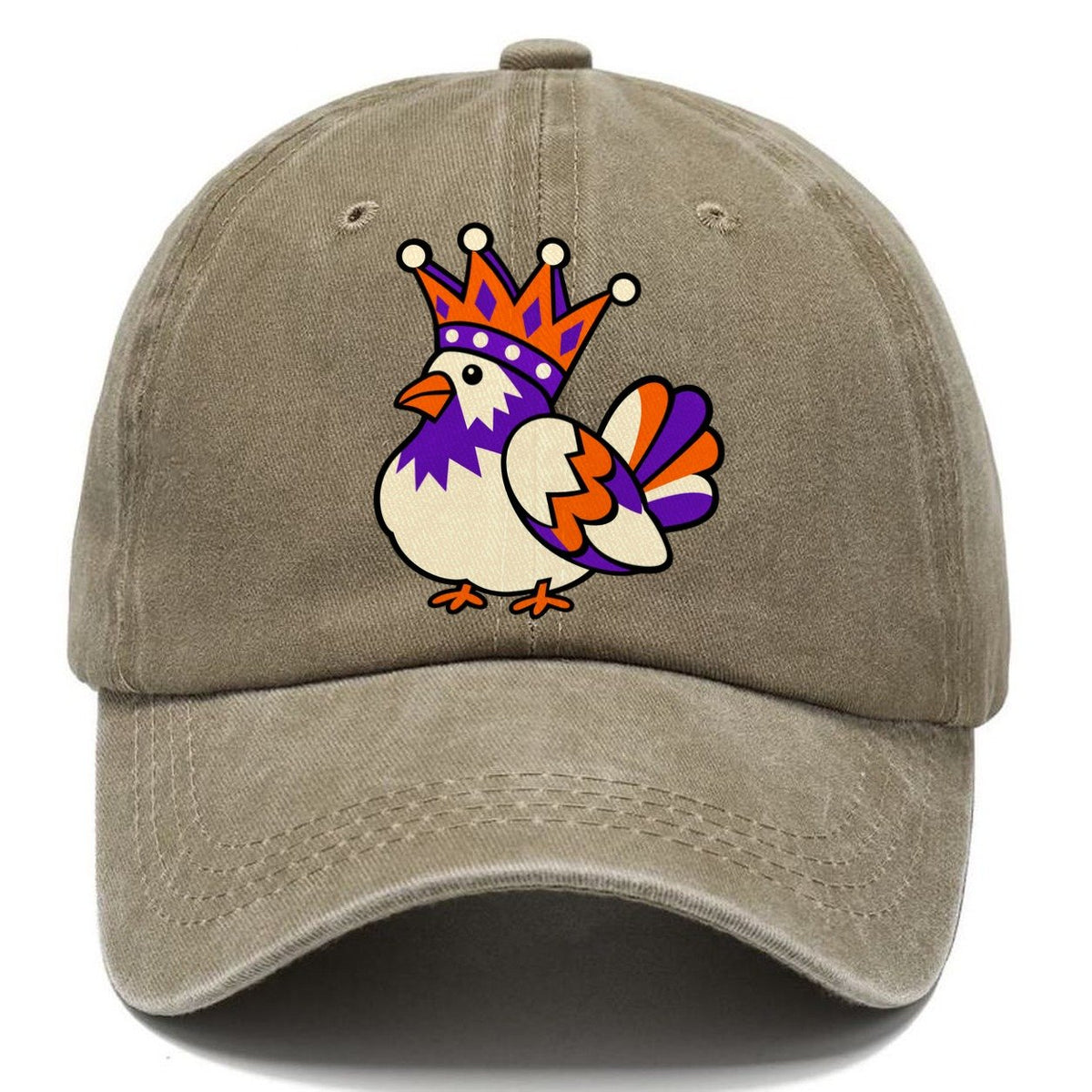 Pigeon With A Crown Crazy Styles Classic Cap – Warm Sand
