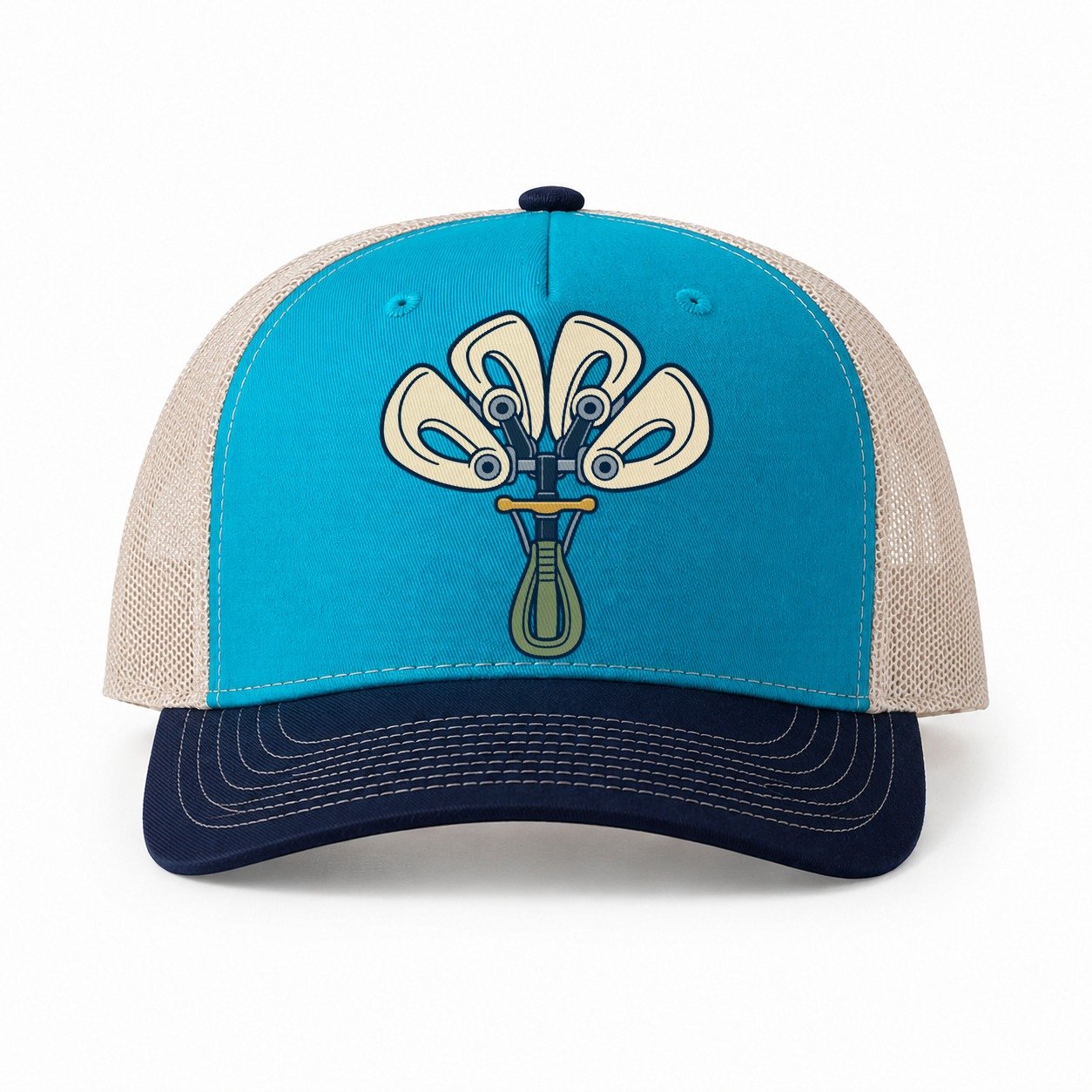 Teal-Navy — front view