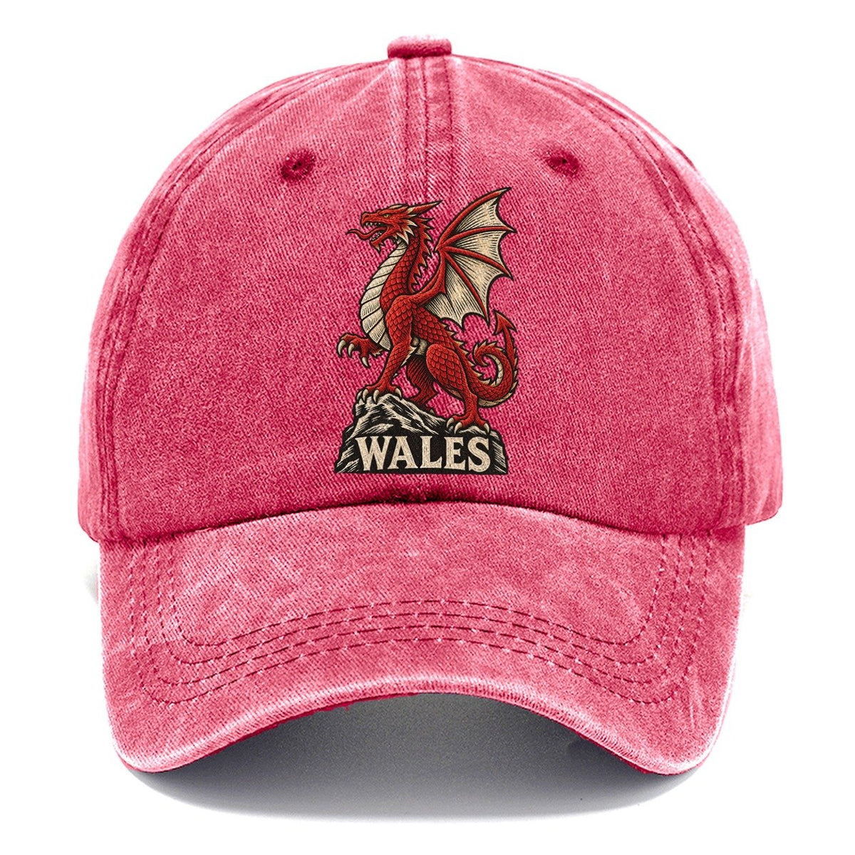 Wales Red Dragon Classic Cap – Pomegranate Blush
