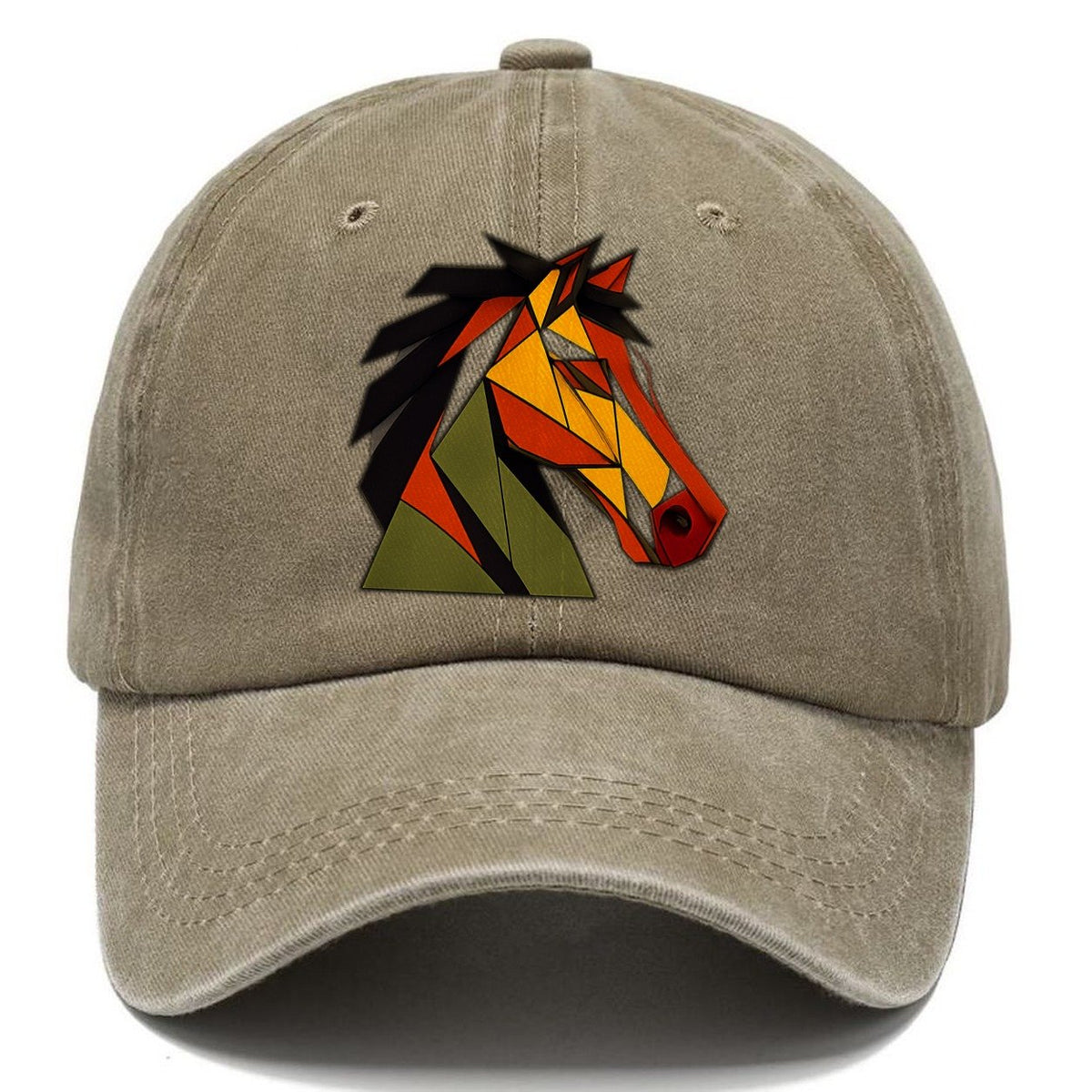 Horse Head Profile Classic Cap – Warm Sand
