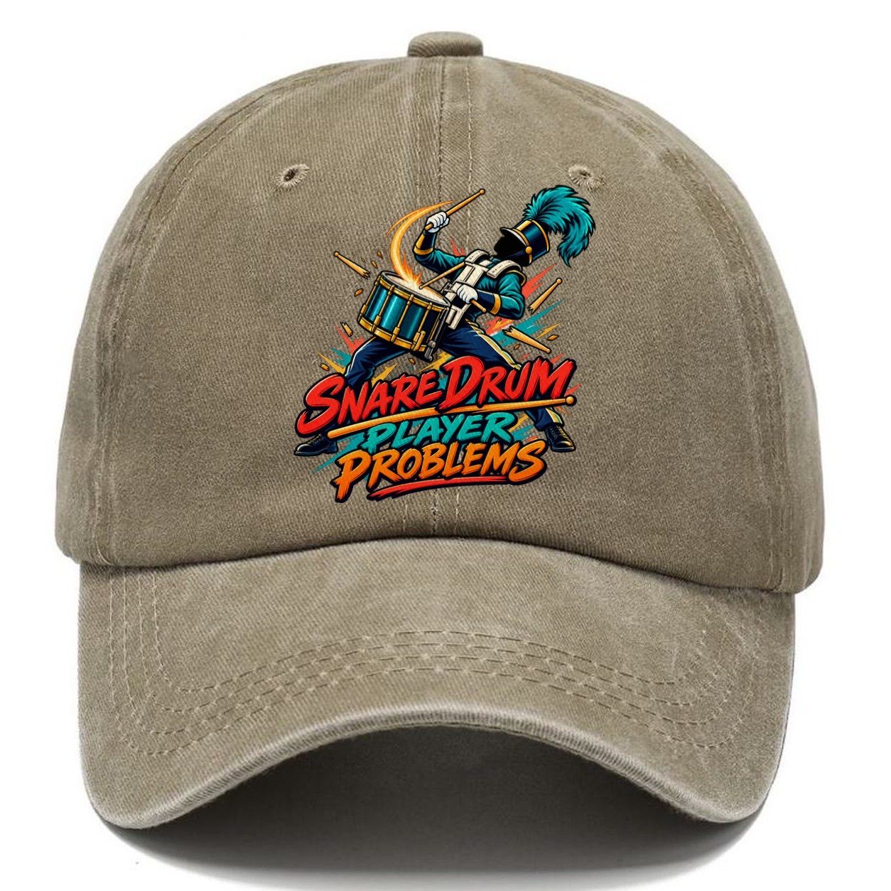 Snare Drum Player Problems Music Instruments Classic Cap – Warm Sand
