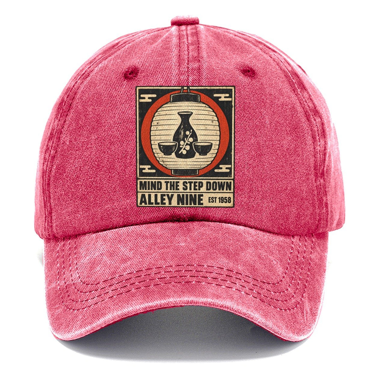 Alley Nine Izakaya Rules Classic Cap – Pomegranate Blush