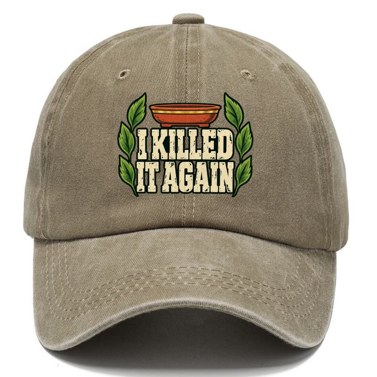 I Killed It Again Bonsai Classic Cap – Warm Sand