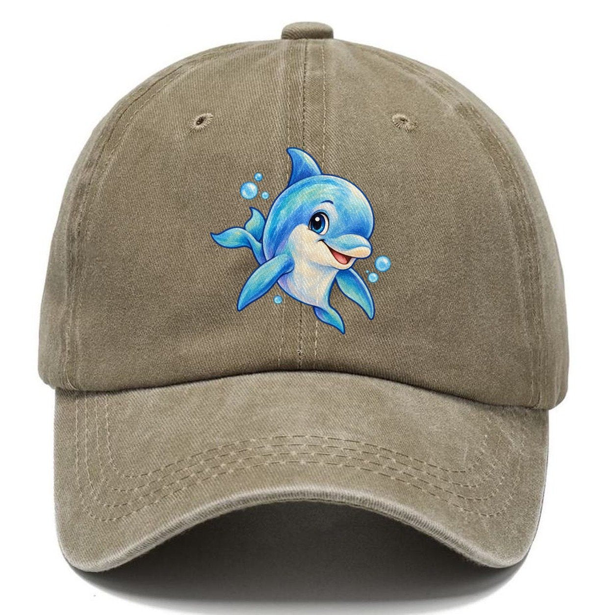 Dolphin Three Quarter Swim Sea Sprite Classic Cap – Warm Sand