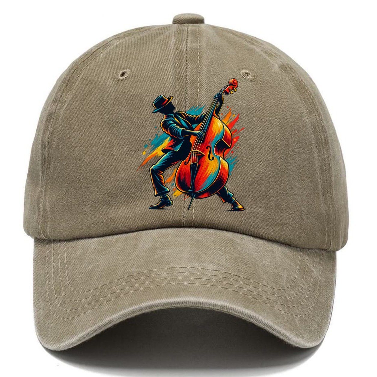 Double Bass Icon Music Instruments Classic Cap – Warm Sand