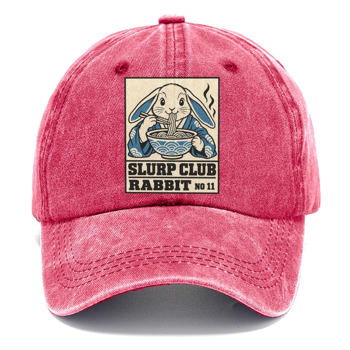 Rabbit Veg Slurp Club Classic Cap – Pomegranate Blush