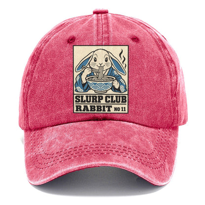 Rabbit Veg Slurp Club Classic Cap – Pomegranate Blush