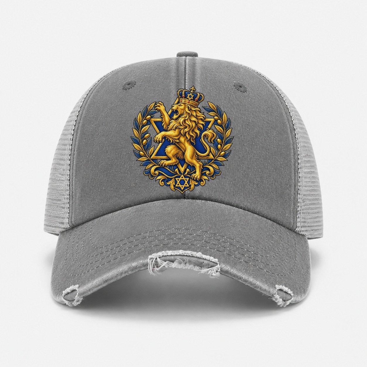 Grey — front view