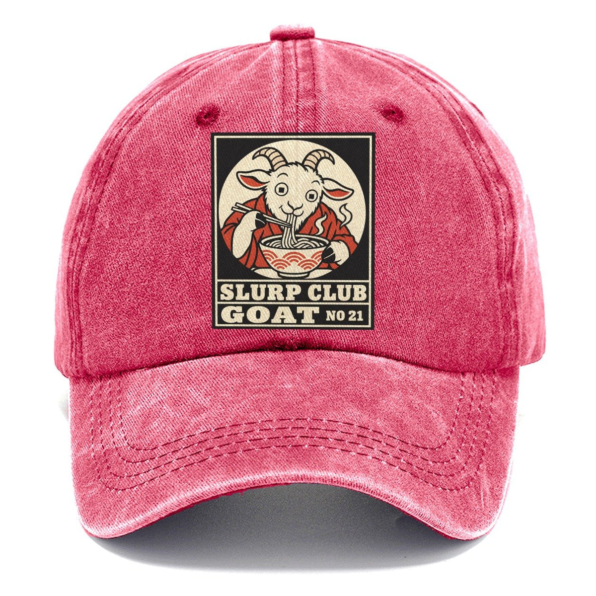 Goat Anything Slurp Club Classic Cap – Pomegranate Blush