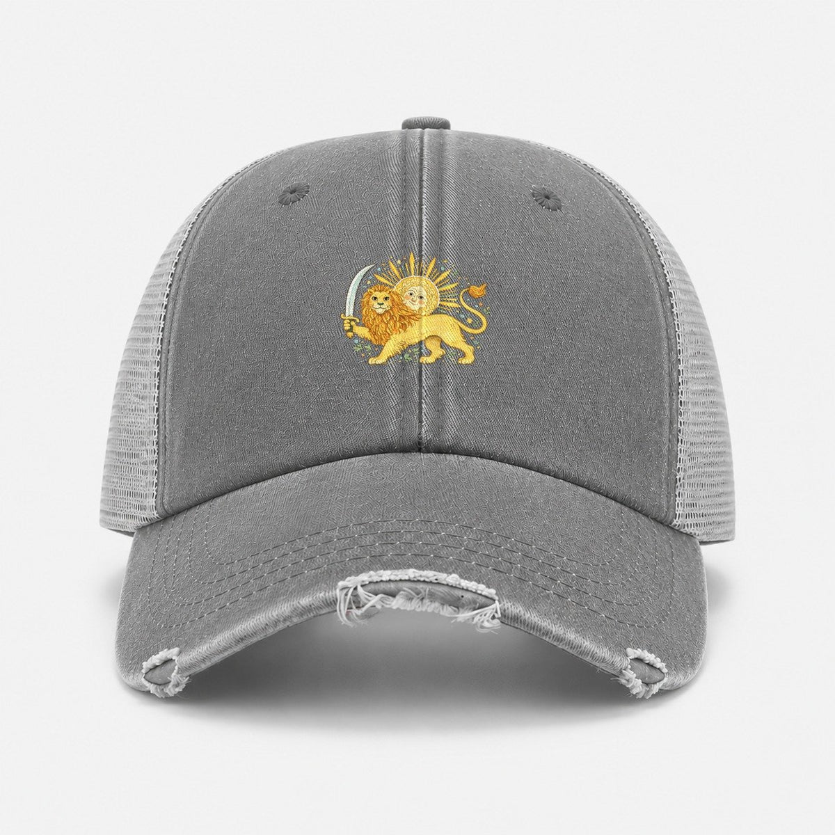 Grey — front view