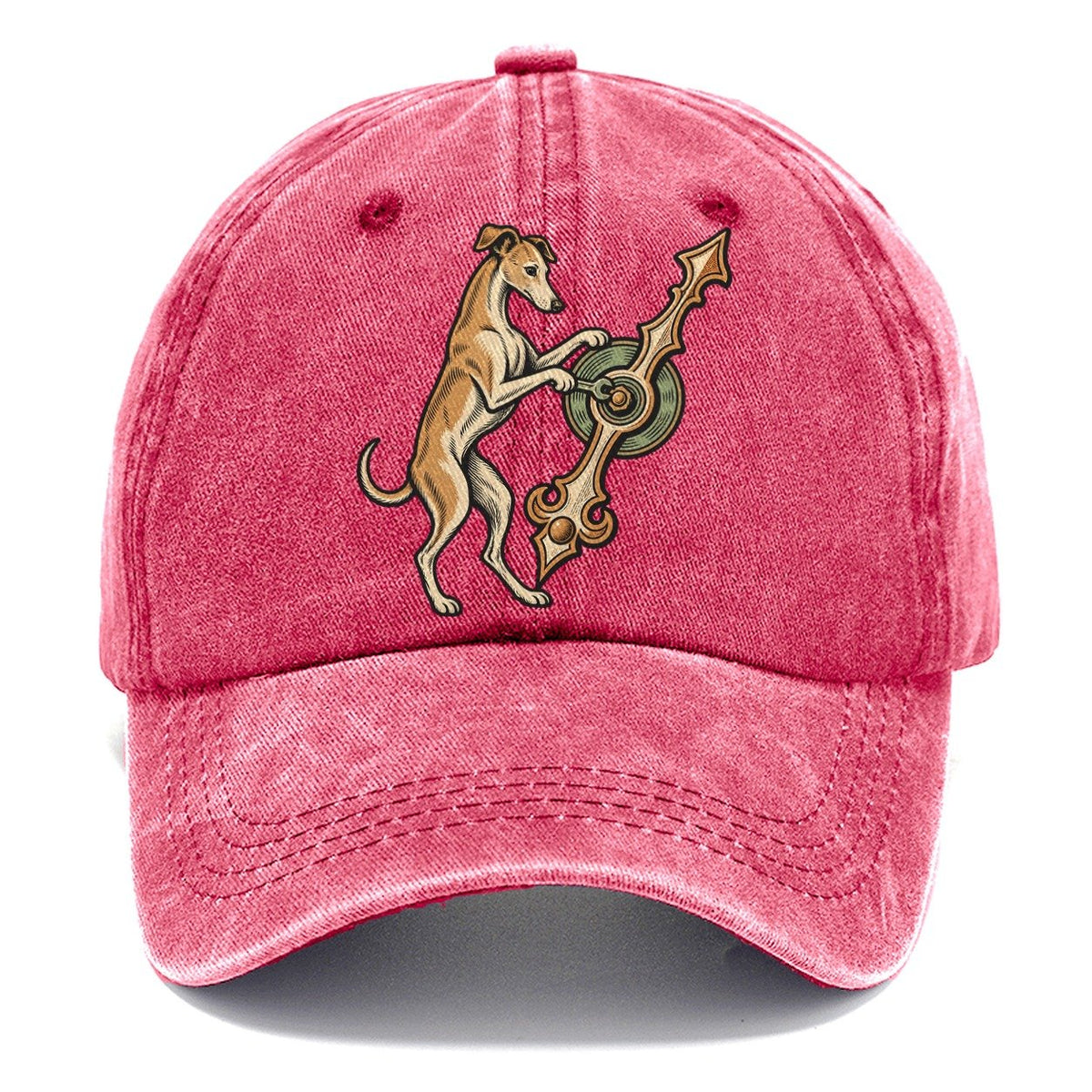 Whippet Clockmaker Sundown Familiars Classic Cap – Pomegranate Blush