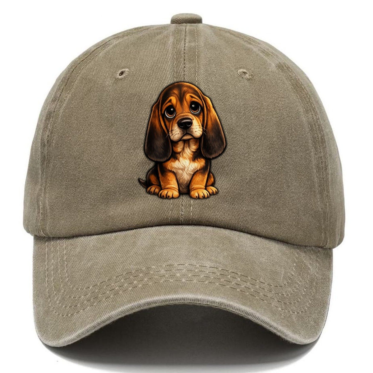 Bloodhound Sitting Sweetheart Classic Cap – Warm Sand