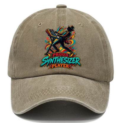 Proud Synthesizer Player Music Instruments Classic Cap – Warm Sand