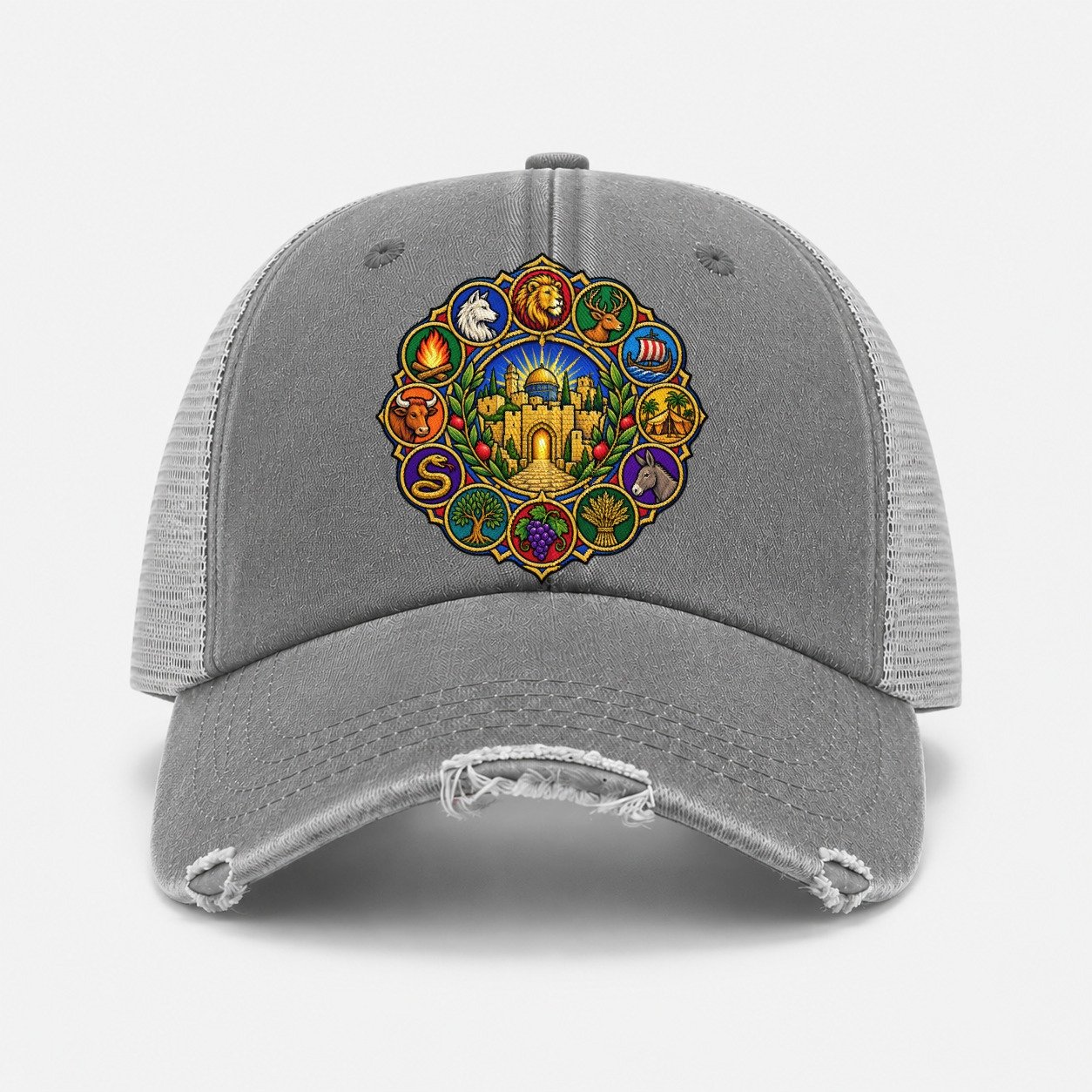 Grey — front view