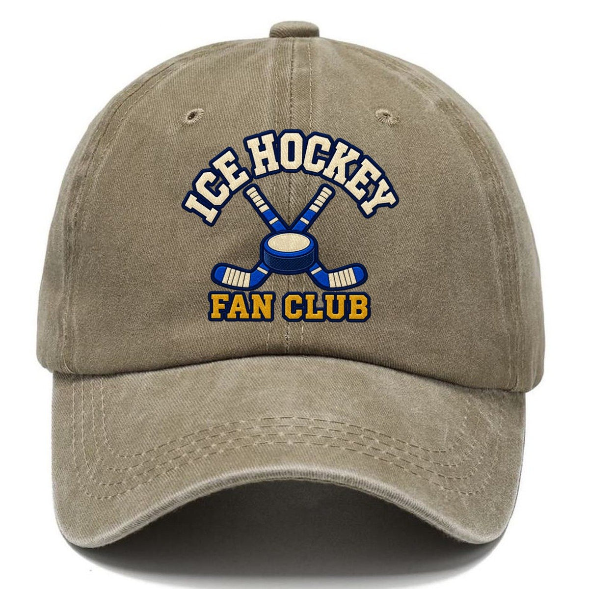 Ice Hockey Fan Club Classic Cap – Warm Sand