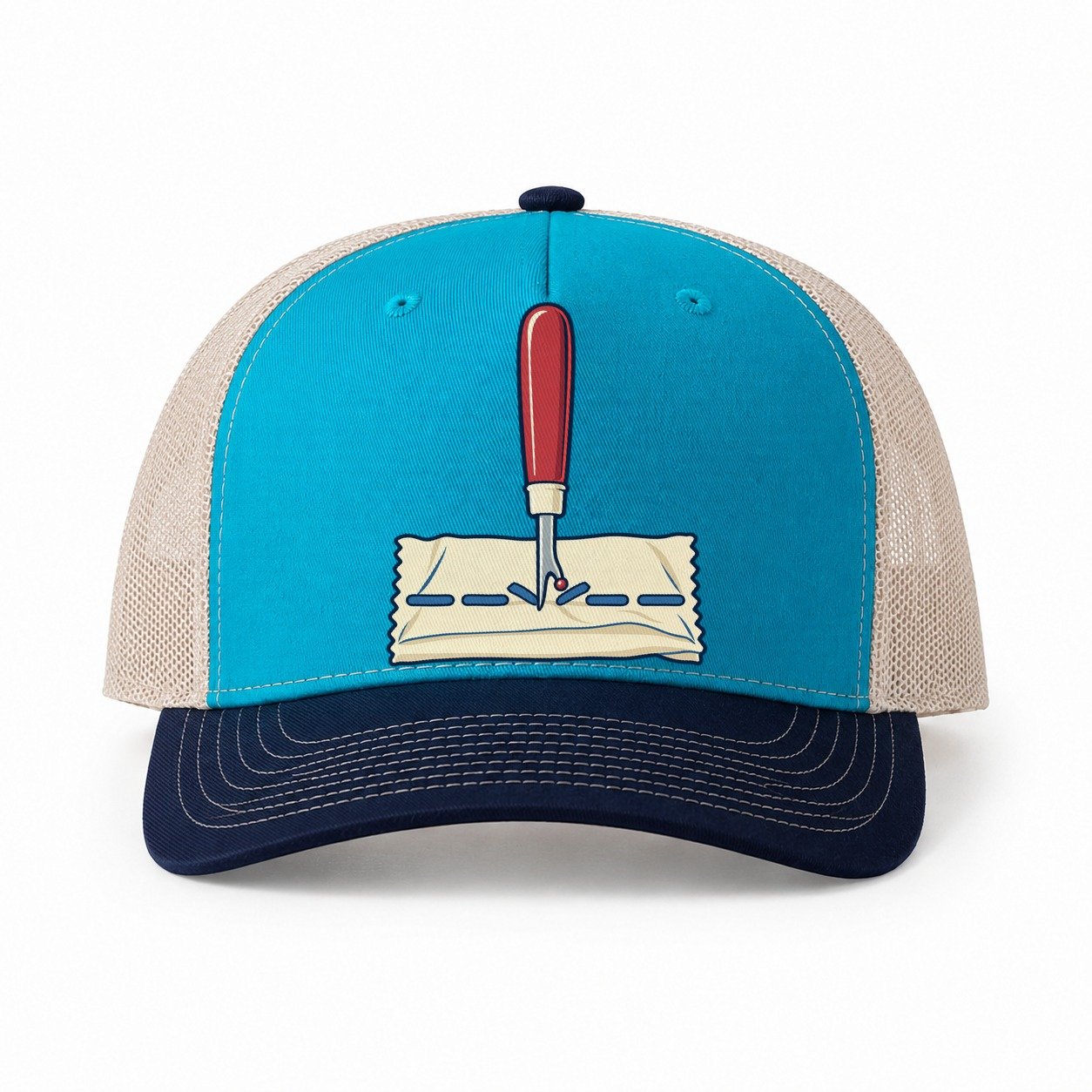 Teal-Navy — front view