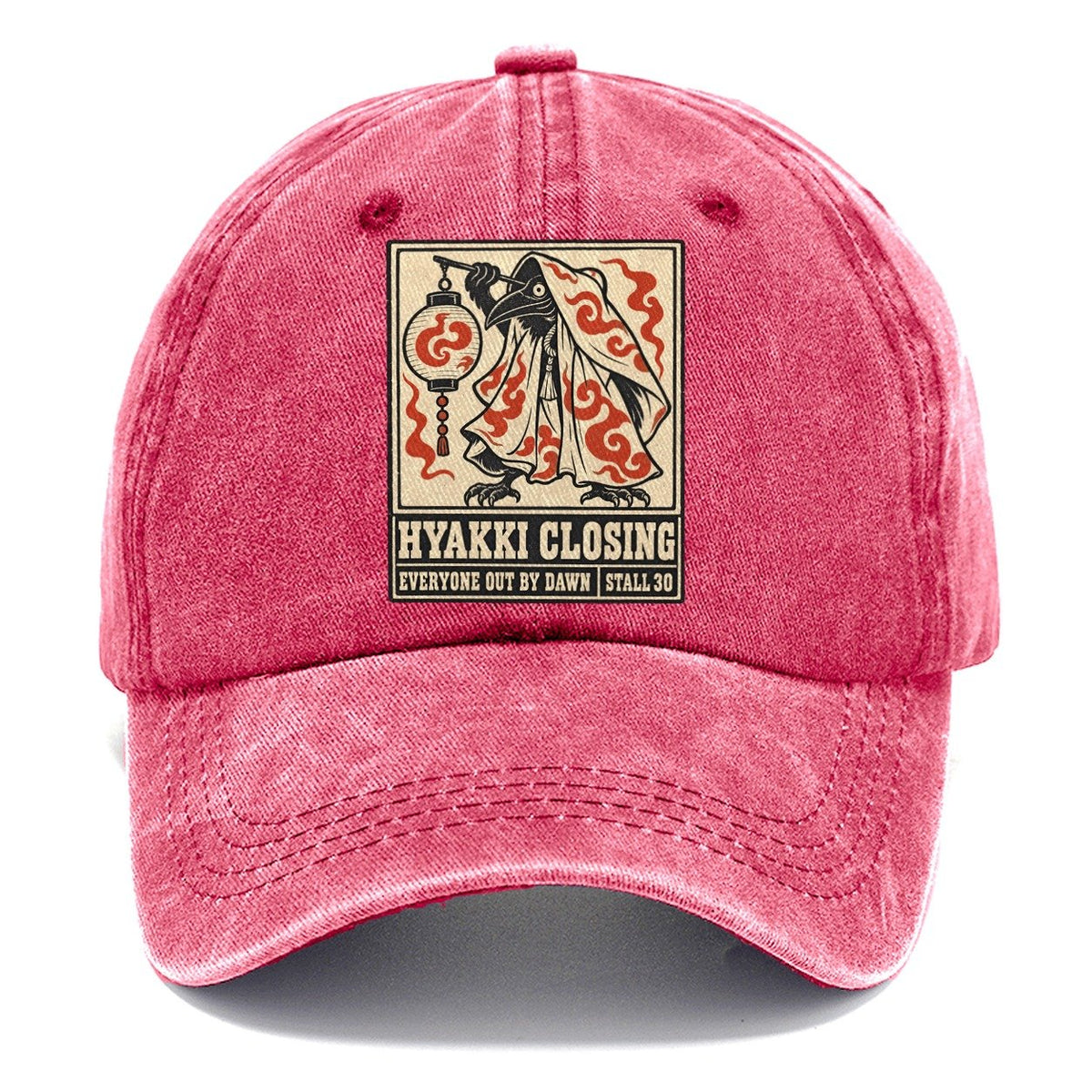 Hyakki Closing Yokai Night Market Classic Cap – Pomegranate Blush