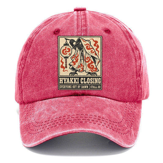 Hyakki Closing Yokai Night Market Classic Cap – Pomegranate Blush