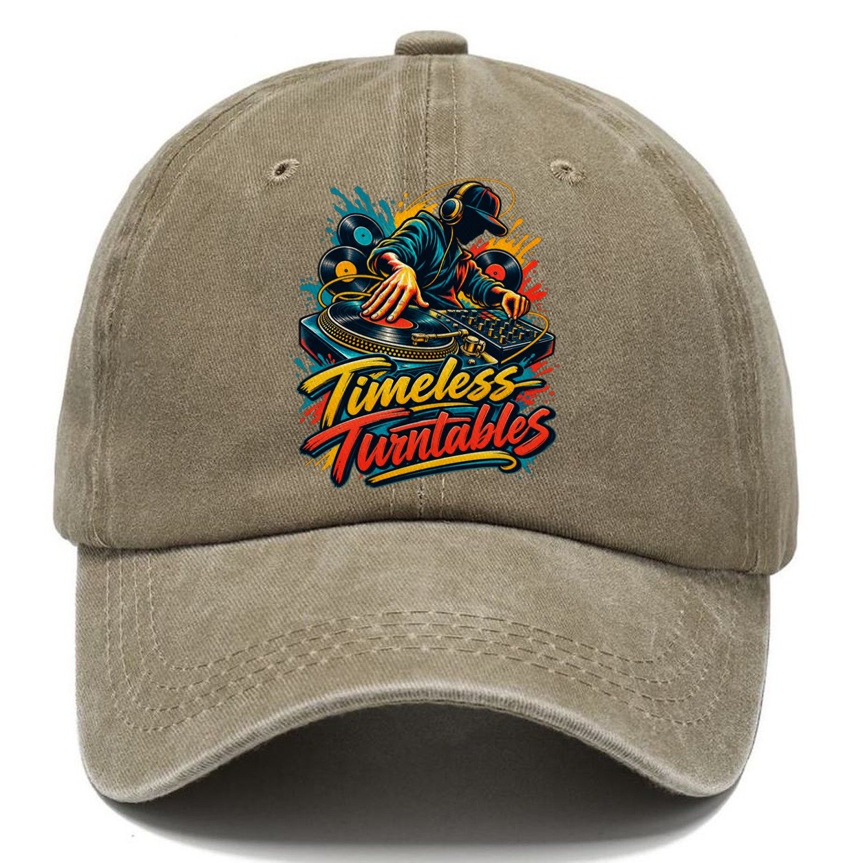 Timeless Turntables Music Instruments Classic Cap – Warm Sand