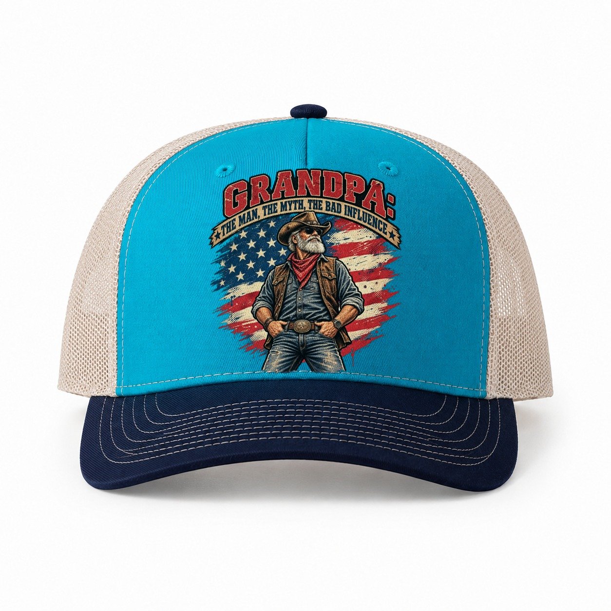 Teal-Navy — front view