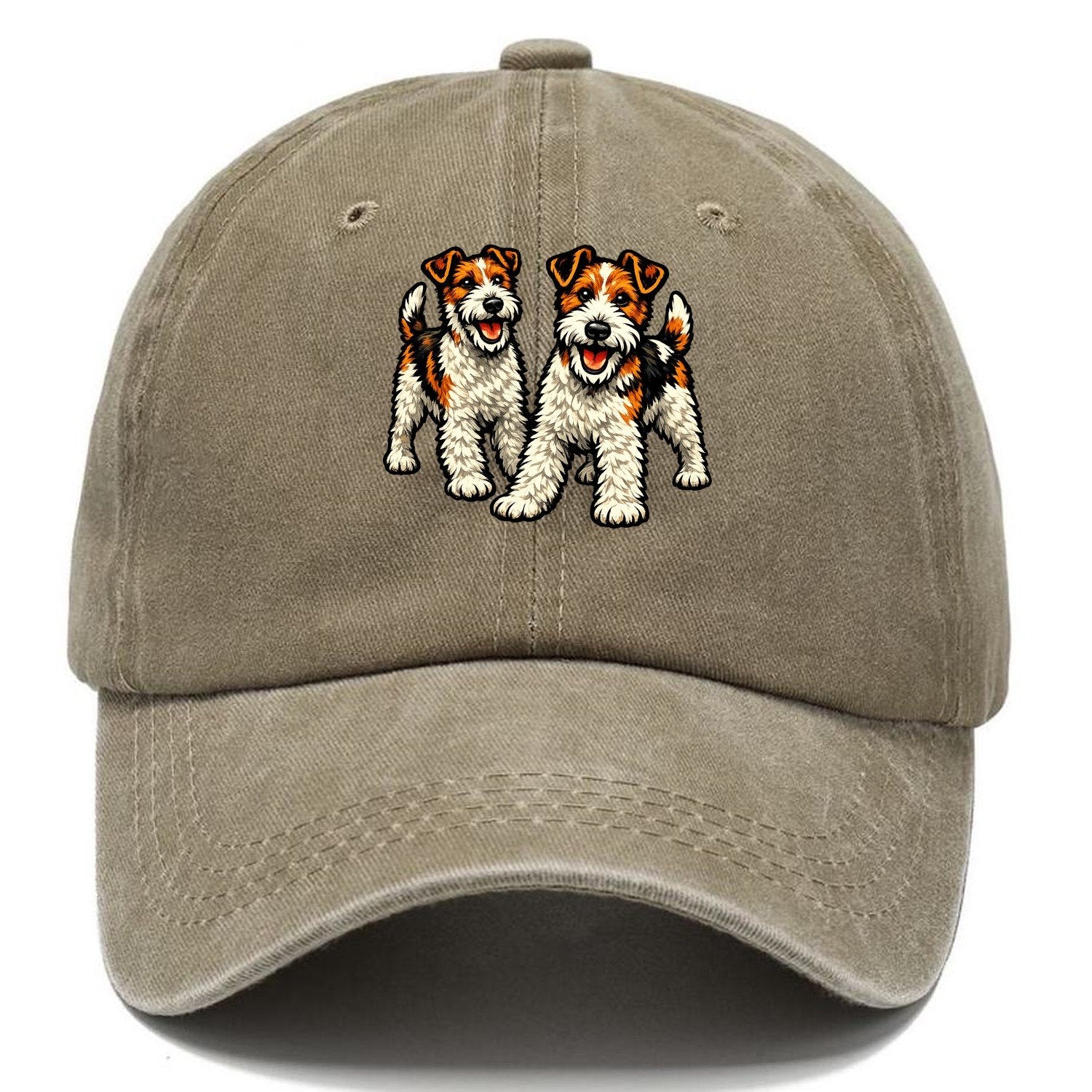 Wire Fox Terriers Classic Cap – Warm Sand