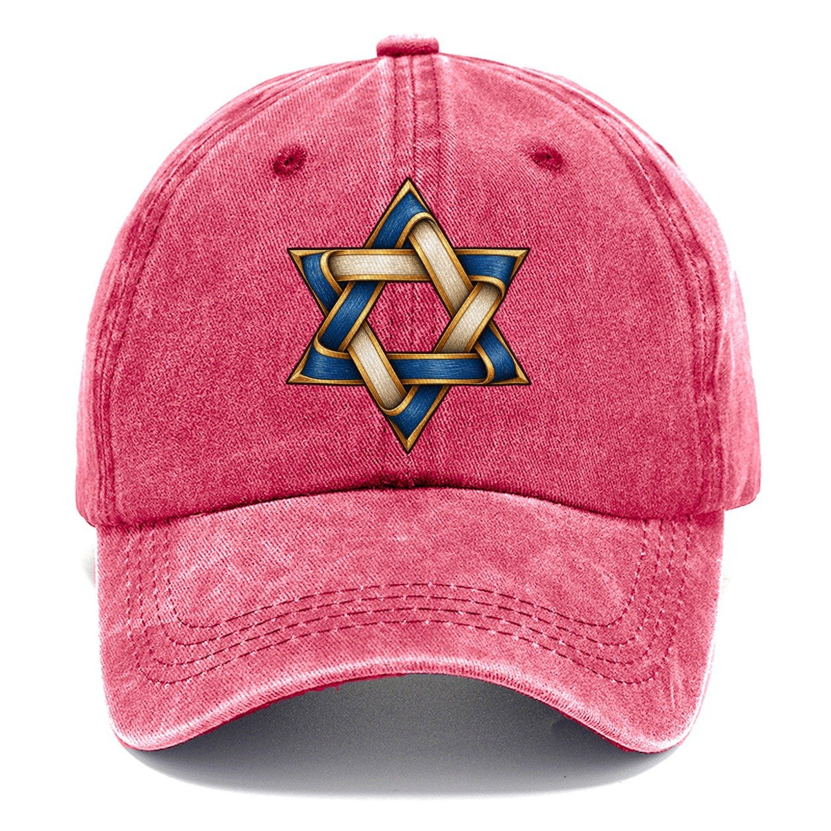 Star Woven Ribbons Fan Favorites Classic Cap – Pomegranate Blush