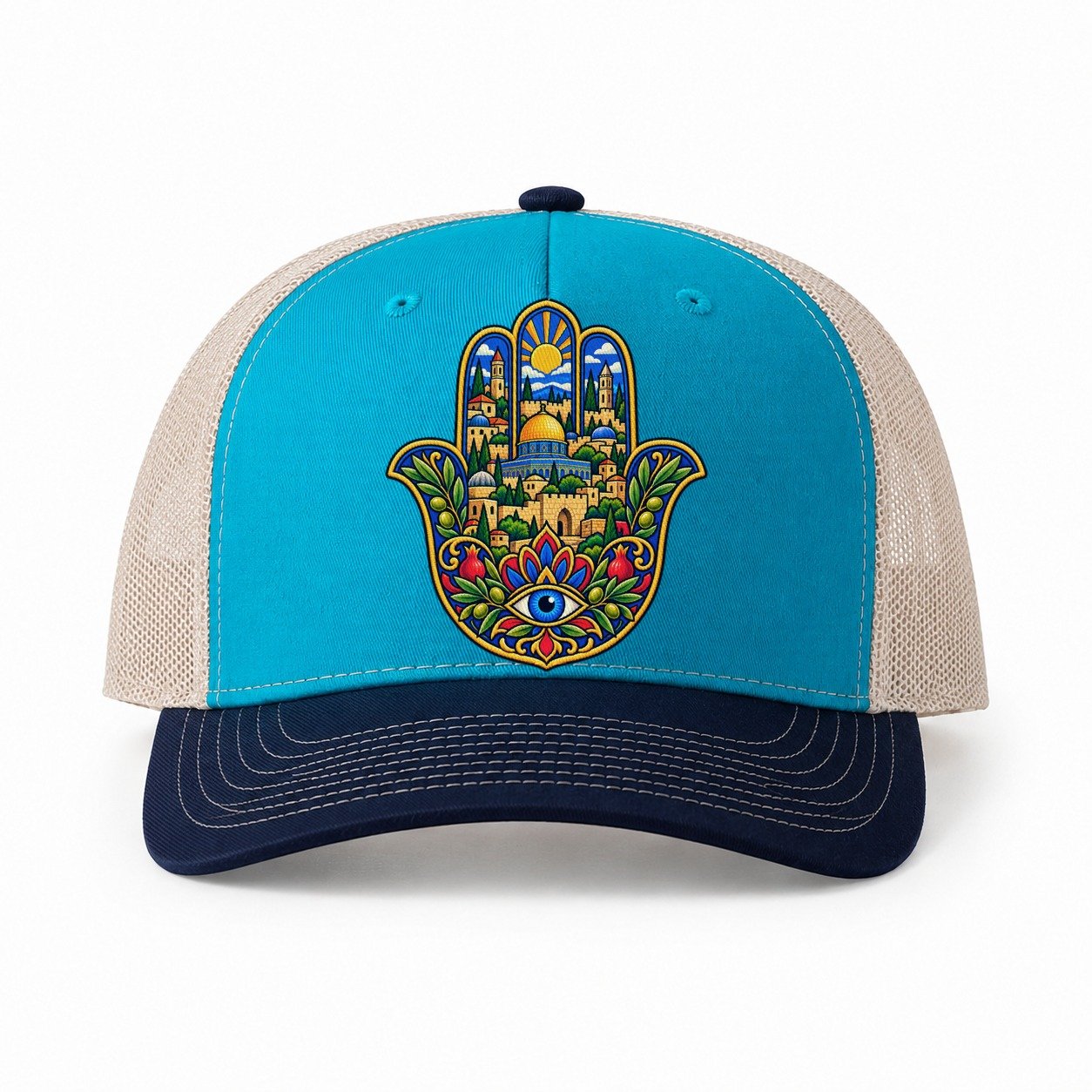 Teal-Navy — front view