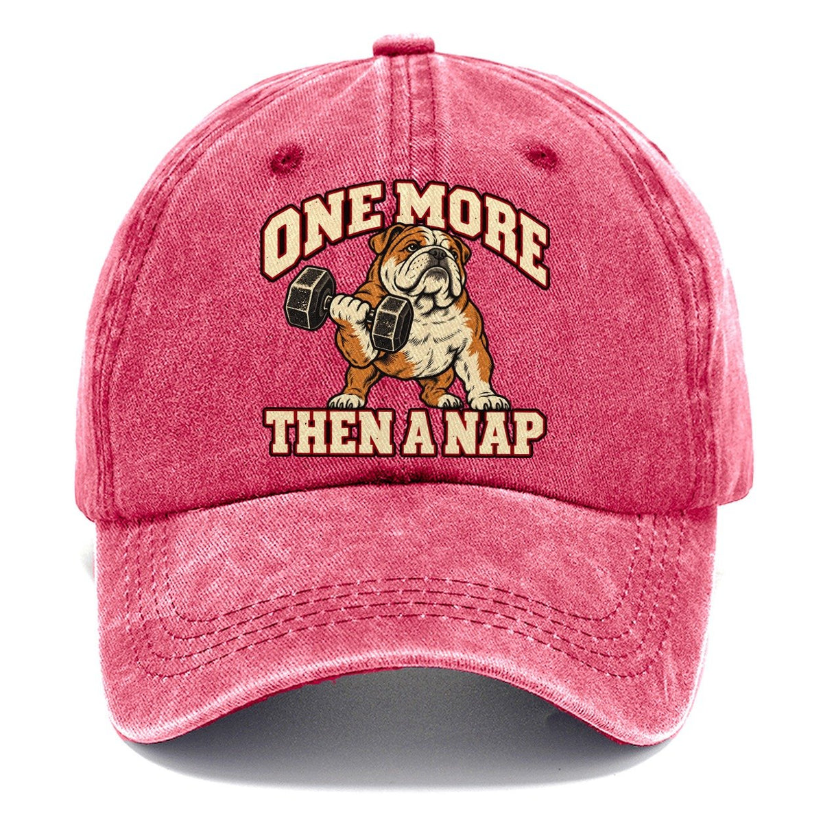 Bulldog Last Rep Everyday Originals Classic Cap – Pomegranate Blush