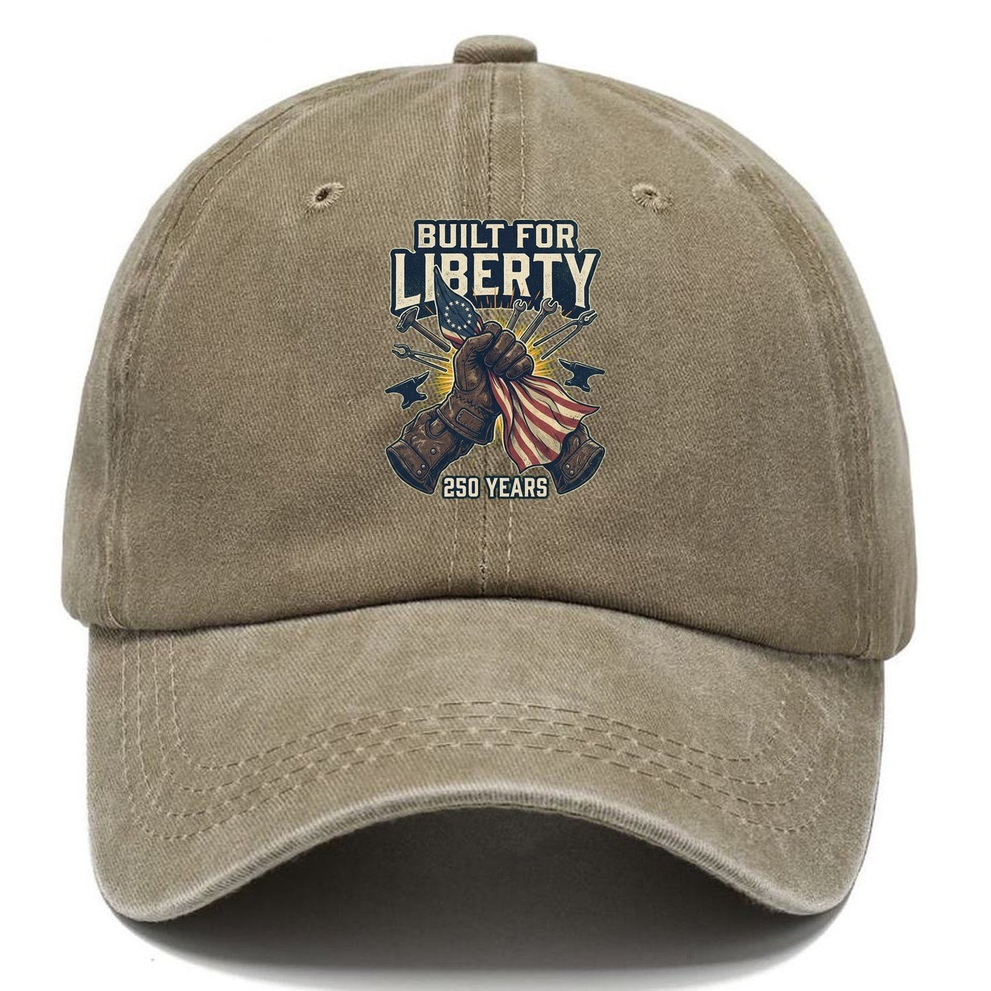 Built For Liberty V2 Classic Cap – Warm Sand