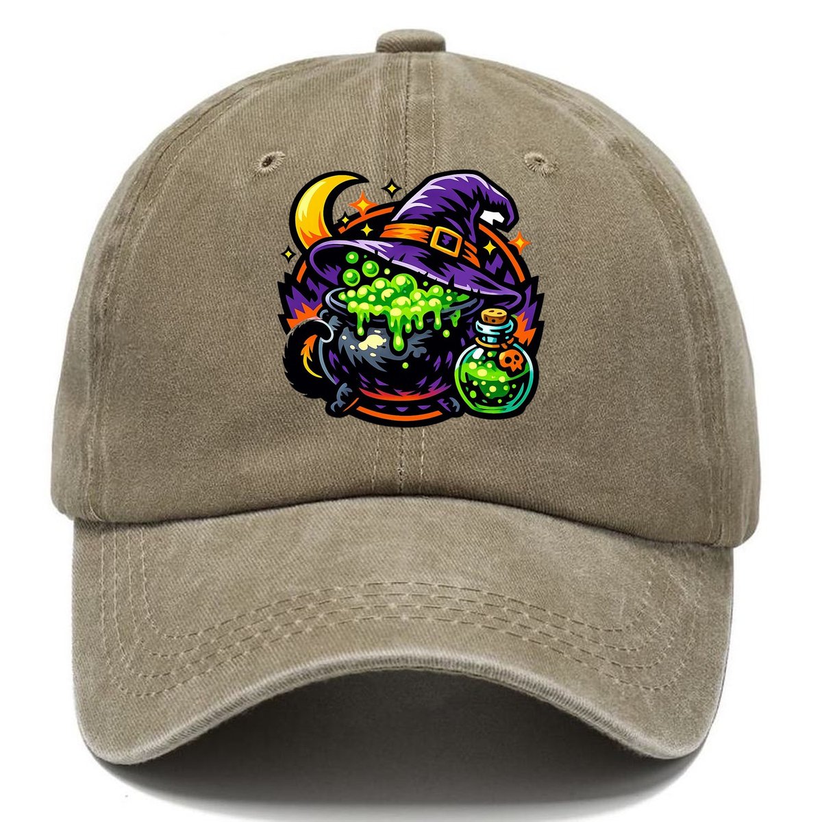 Neon Cauldron Brew Classic Cap – Warm Sand