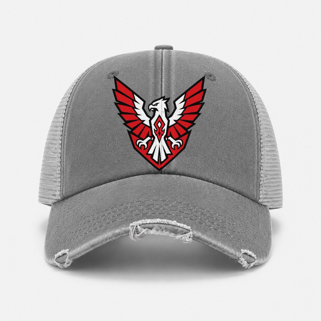 Grey — front view