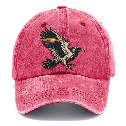 Raven Horizon Wing Sundown Familiars Classic Cap – Pomegranate Blush