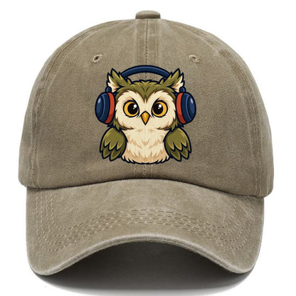 Night Watch Owl Amateur Radio Classic Cap – Warm Sand