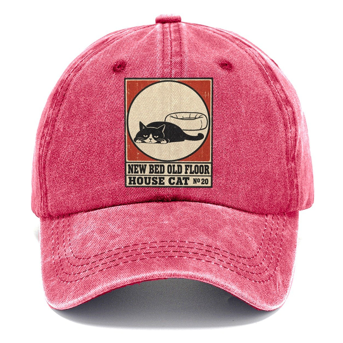 New Bed Old Floor Neko Says No Classic Cap – Pomegranate Blush