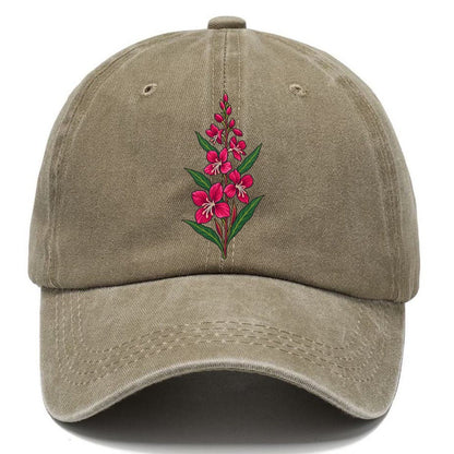 Yukon Fireweed Spike Canada Cultural Icons Classic Cap – Warm Sand