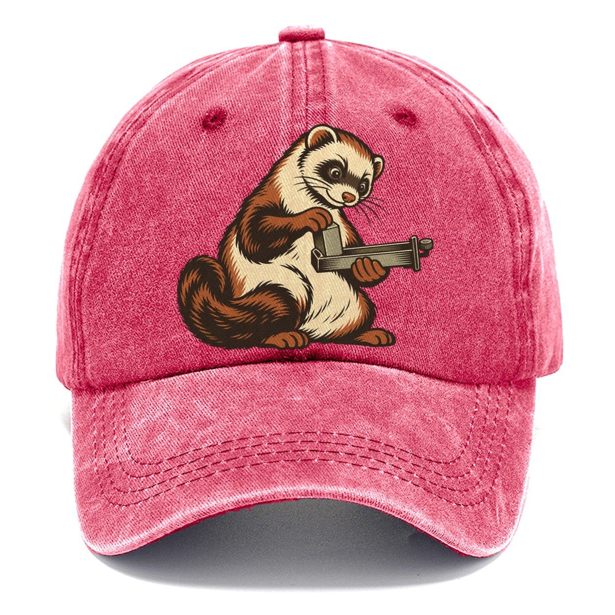 Ferret Typesetter Sundown Familiars Classic Cap – Pomegranate Blush