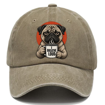 Pug Mug Truths Classic Cap – Warm Sand