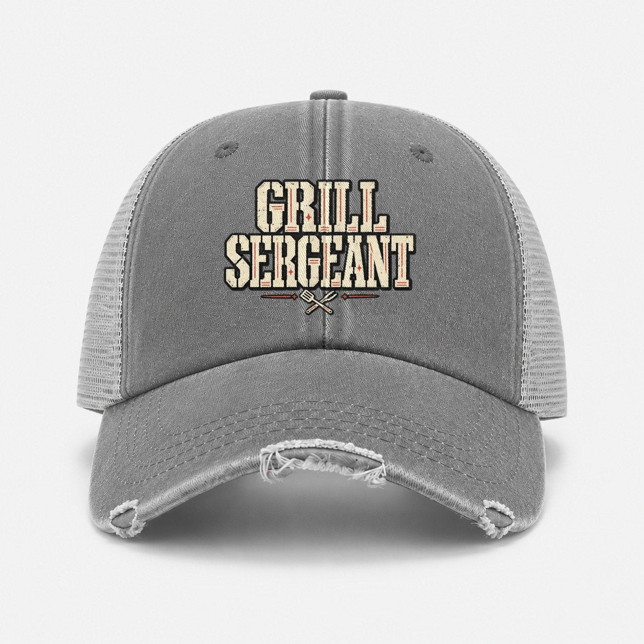 Grey — front view