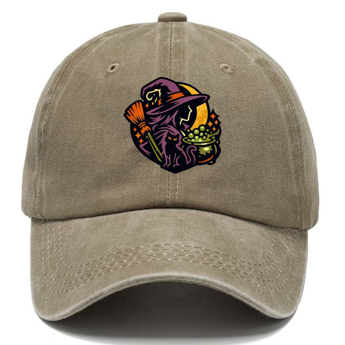 Moonlit Witch Classic Cap – Warm Sand