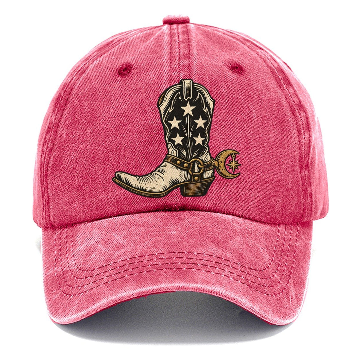 Star Studded Boot Sundown Familiars Classic Cap – Pomegranate Blush