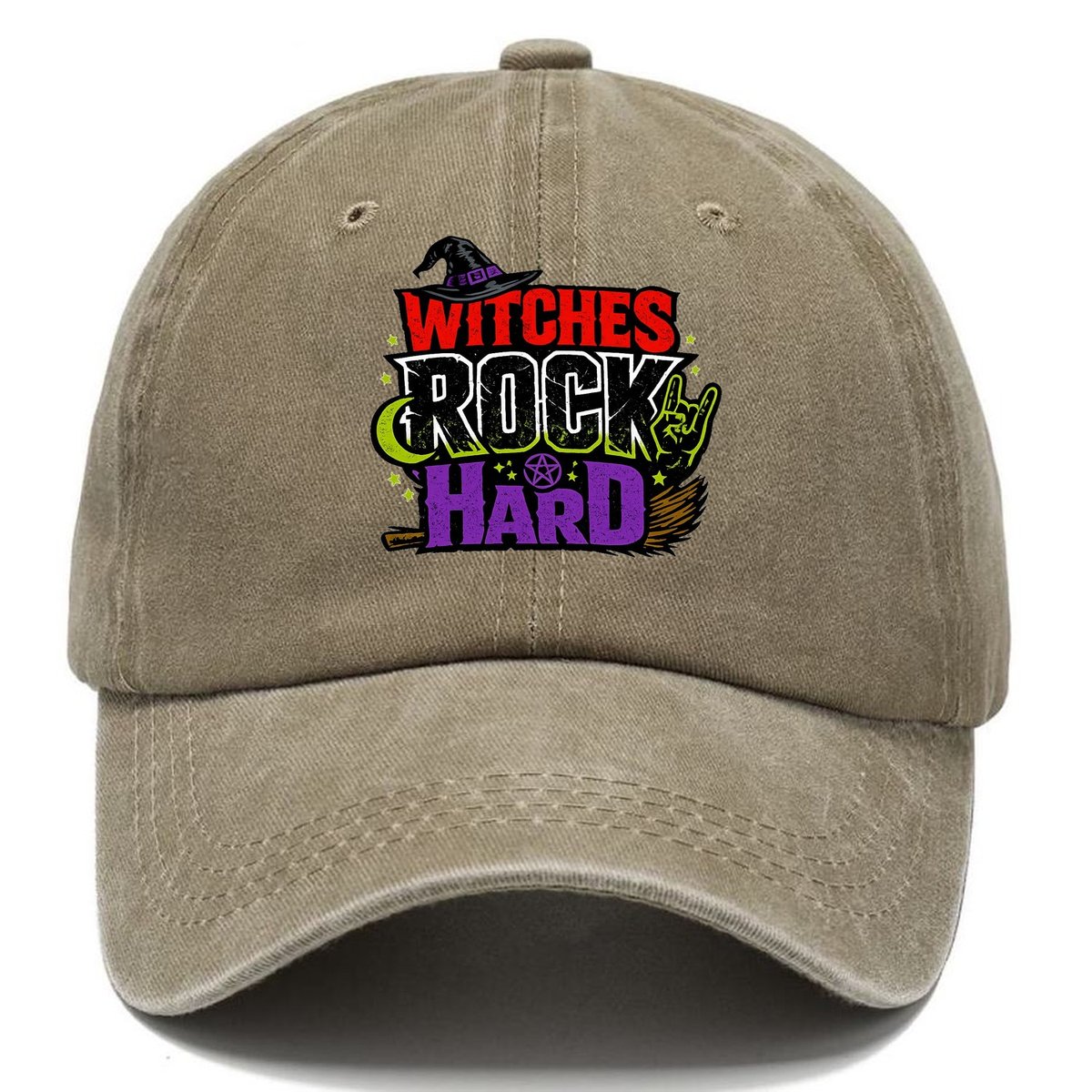 Witches Rock Hard Classic Cap – Warm Sand