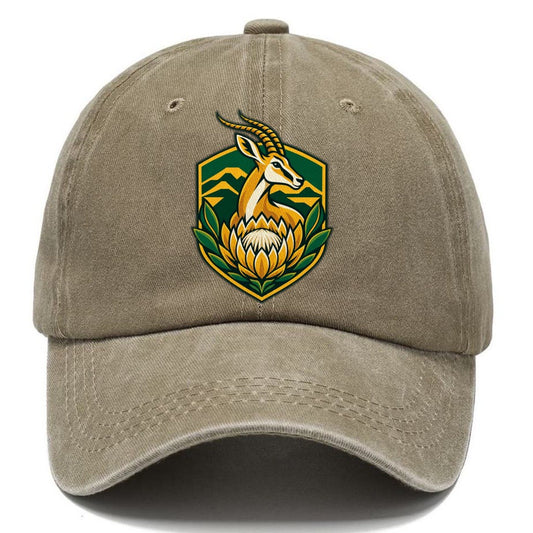 South Africa Minimal Emblem Country Logos Classic Cap – Warm Sand