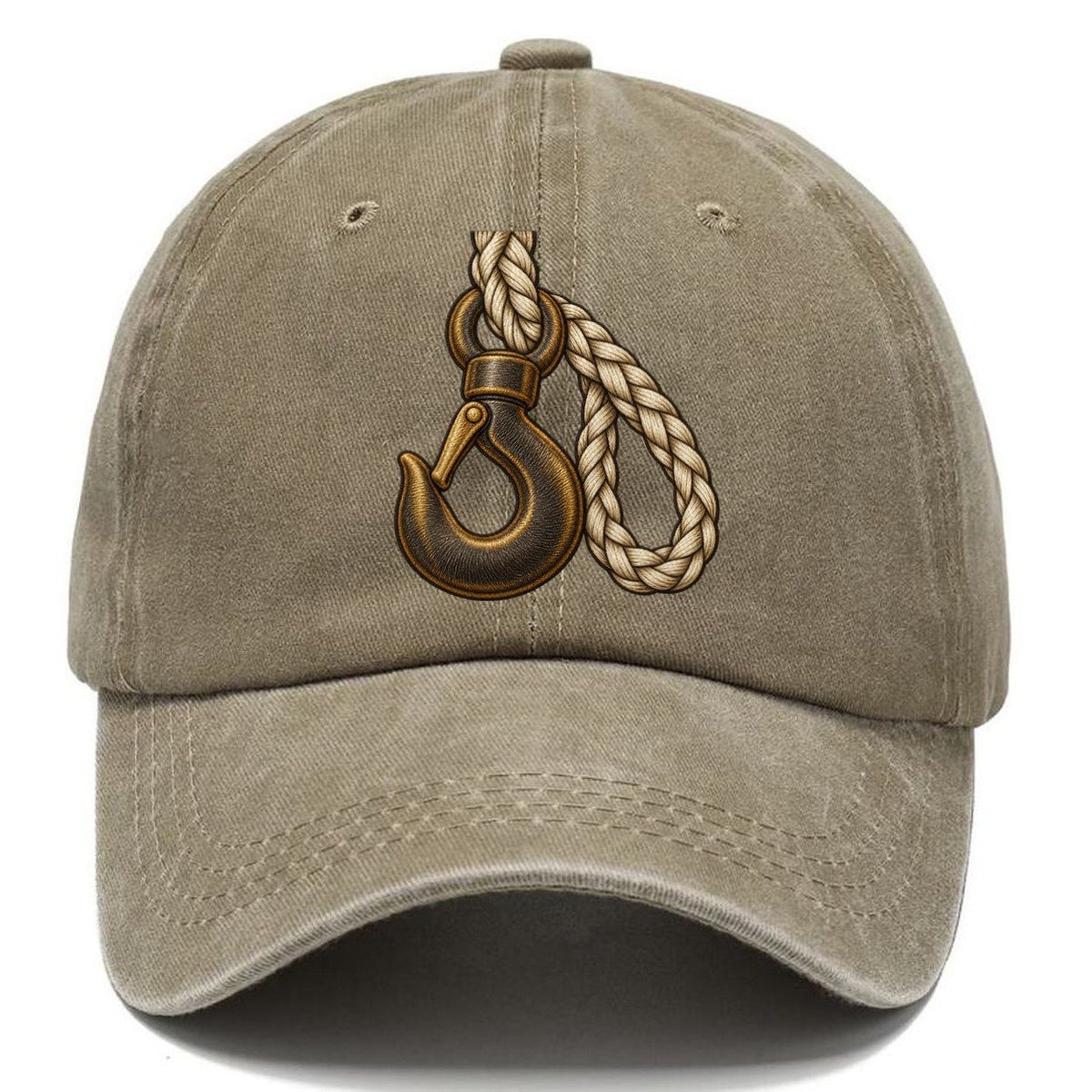 Winch Hook And Steel Cable Off Roading And Overlanding Classic Cap – Warm Sand