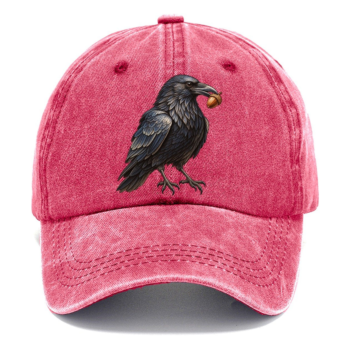 Raven With Acorn Everyday Originals Classic Cap – Pomegranate Blush