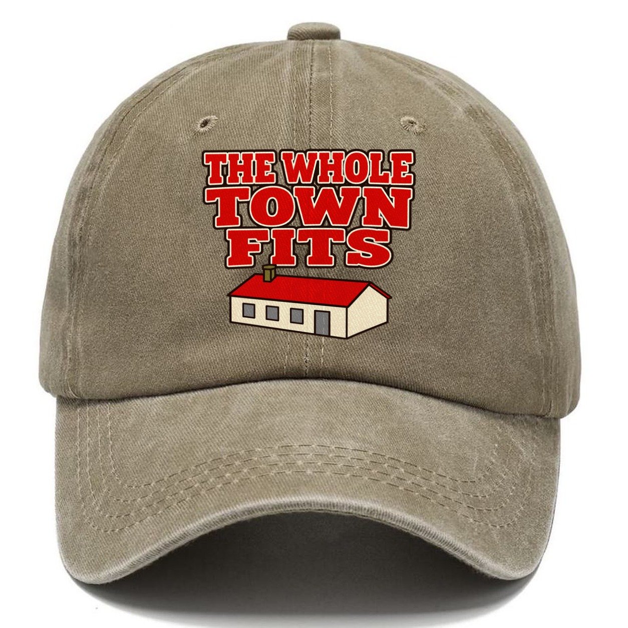 The Whole Town Fits Model Railways Classic Cap – Warm Sand