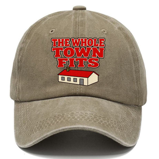 The Whole Town Fits Model Railways Classic Cap – Warm Sand