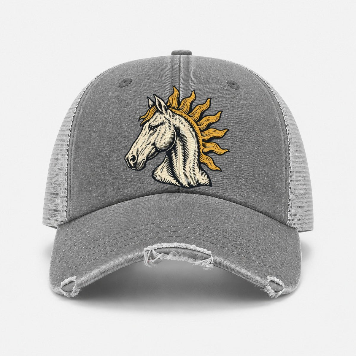 Grey — front view