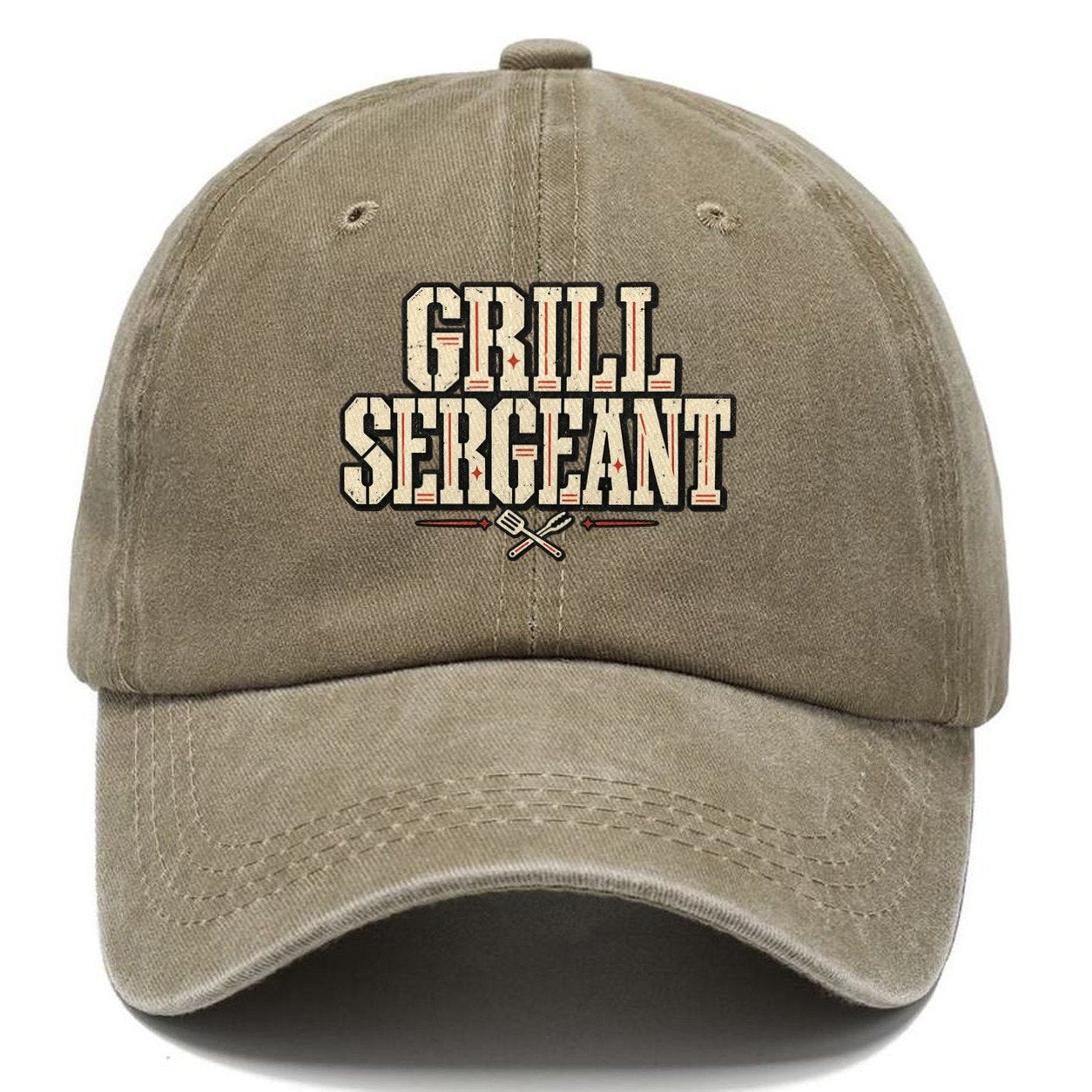 Grill Sergeant American Wit Classic Cap – Warm Sand